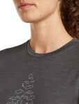 ICEBREAKER Wmns Mer 150 Tech Lite III SS Tee Hike Path, Obsidian velikost: M