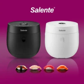 Salente Jasmine černá / Rýžovar / 1,9 l / 4 programy / LCD displej / odložený start (JASMINE-BK)