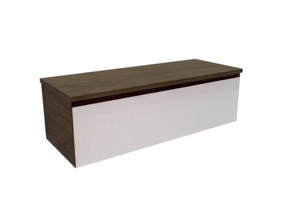 Koupelnová skříňka s krycí deskou Naturel Monza 119x30x45 cm ořech mat MONZA120WN MONZA120WN
