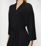 Dámský župan Aura Spotlight Robe - BLACK - černý 0004 - TRIUMPH BLACK 4042