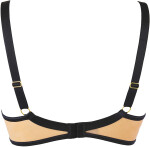 Dámská podprsenka V-10801 Černá s béžovou - Axami černá-béžová 65C