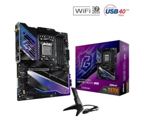 ASRock MB Sc AM5 X870E NOVA WIFI, AMD X870, 4xDDR5, 1xHDMI, 2xUSB4, WI-FI EDF_380954