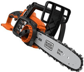 Black&Decker GKC1825LB / Aku Řetězová pila / 18V / Délka čepele 25 cm / Rozteč řetězu 9.52 mm / bez Aku (GKC1825LB)