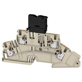 Weidmüller 2831500000 jistící svorka pružinové připojení , konektor Tmavě béžová 50 ks