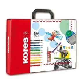 Kores set školních potřeb v kufříku