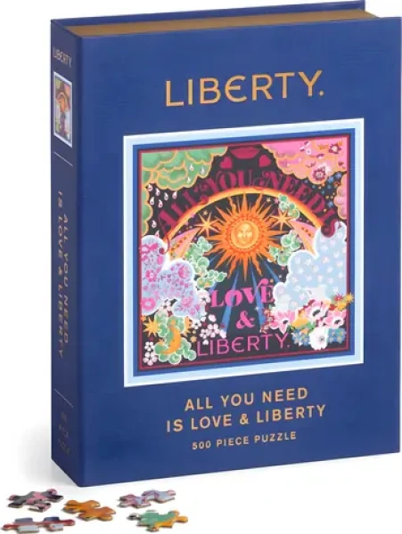 GALISON Čtvercové puzzle Liberty: Všechno, co potřebuješ, je láska a volnost