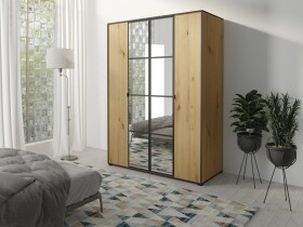 Šatní skříň Oslo I Barva korpusu: Dub - Artisan, Rozměry: 150 cm