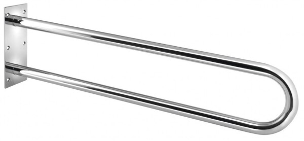 SAPHO - HANDICAP opěrné pevné madlo tvar U 813, nerez lesk XH540