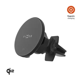 FIXED Držák s bezdrátovým nabíjením MagRound 2 podpora MagSafe 15W Qi2 černý (FIXMRO2-BK)