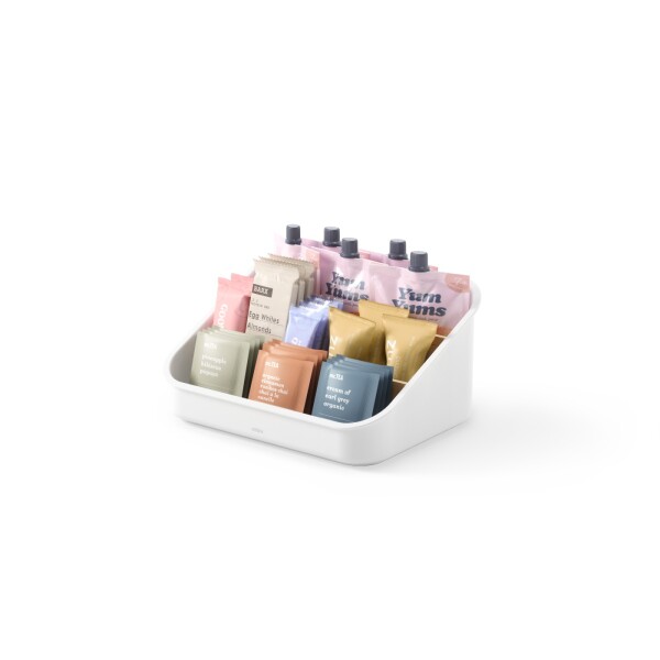 Organizér s odnímatelnými přepážkami Umbra BELLWOOD - bílý/přírodní