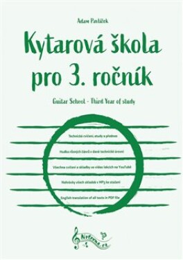 Kytarová škola pro 3. ročník - Adam Pavlíček