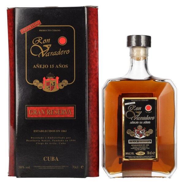 Varadero Anejo Gran Reserva Rum 15y 38% 0,7 l (tuba)