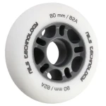 NILS Extreme PU 80x24 82A Matná kolečka bílá 4 ks (5907695543407)