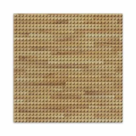 BRIXIES Plus 225.002 Designová podložka na stavění - dřevo 25,5 x 25,5 cm