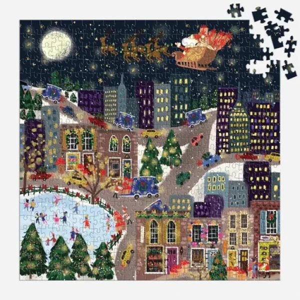 GALISON Fóliové puzzle Joy Laforme Vánoční městečko Presentville