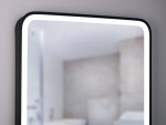 Zrcadlo se senzorem SAT Feel 60x80 cm černá SATZFEEL6080CE SATZFEEL6080CE