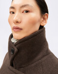 Armedangels Double-Breasted Wool Coat 3719 claystone melange L