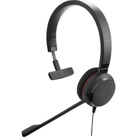 Jabra Evolve 20 Headset otevřená (On Ear) kabelová mono černá Potlačení hluku, Redukce šumu mikrofonu headset, monofonní telefon