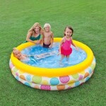 Bazén dětský duhový nafukovací 147x33cm 2+ - Alltoys Intex