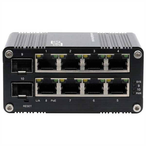 Exsys EX-62035MPoE-SFP EXSYS - Switch Industrie Ethernet 8x10/100/100/1000F - - 1 - Switch - 1 Gbps síťový switch 10 / 100 / 1000 MBit/s funkce PoE