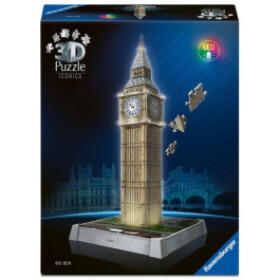 3D Puzzle Iconics: Big Ben (Noční edice) 216 dílků