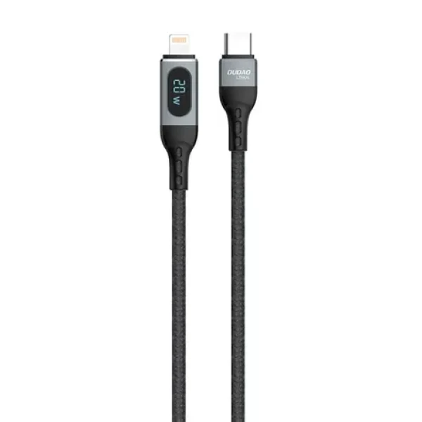 Dudao Datový kabel L7MaxL / USB-C / Lightning 20W / 1 m / černá (90892)