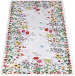 DumDekorace Dekorativní běhoun s lučními květinami Šířka: 40 cm | Délka: 85 cm