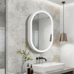 Zrcadlová skříňka s osvětlením SAT 50x80 cm kov SATZGALED5080BI SATZGALED5080BI
