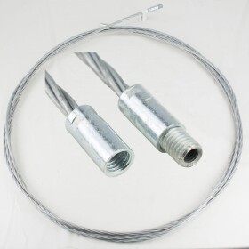 Nástavec na komínový kartáč ocelový, délka 3m