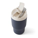 Monbento Termohrnek s víčkem a brčkem Travel Infinity Blue 350 ml, modrá barva, kov