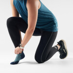 Dámské merino běžecké ponožky SMARTWOOL Women's Run Targeted Cushion Low Ankle S, Twilight Blue velikost: 42-45 (L)