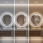 REA - Zrcadlo LED 60cm Modern HOM-00904