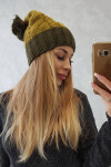 Paris fleecová čepice K212 kiwi+khaki UNI