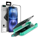 ESR Armorite černá / Ochranné sklo / Apple iPhone 16 / s instalačním rámečkem a aplikátorem (1D74100201)