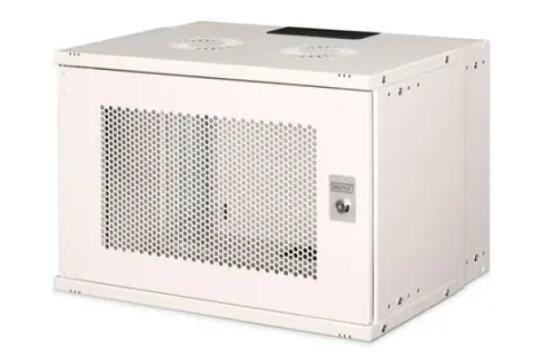Digitus SOHO PRO světle šedá / Nástěnný rozvaděč / 19" / 7U / 370x540x400 mm / nosnost 60 kg (DN-49208)