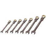 FESTA 17621 Klíče ráčnové kloubové, 10-19mm, 72 zubů, sada 7ks