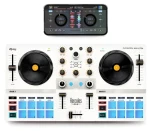 Hercules DJControl Mix Ultra bílá / Mixážní pult / Bluetooth Low Energy / baterie 10 h / 8 padů / 3pásmový EQ (4780942)