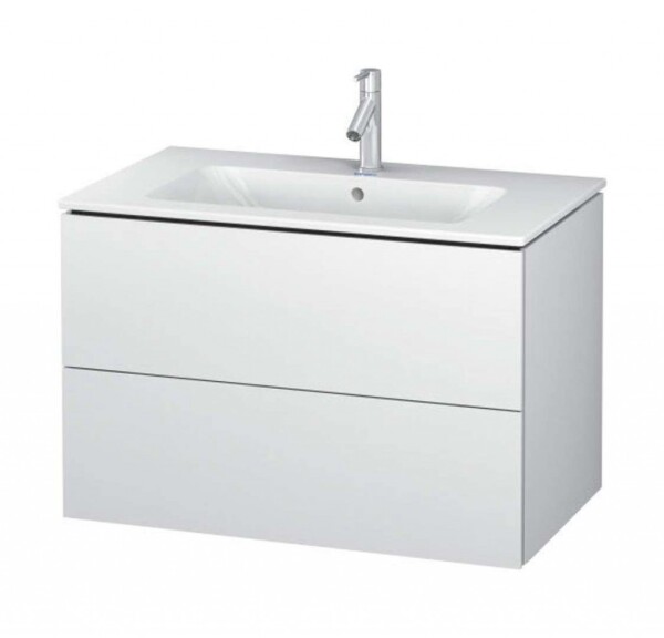 DURAVIT - L-Cube Umyvadlová skříňka 55x82x48 cm, 2 zásuvky, bílá mat LC624101818