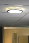 SAPHO - SILVER stropní LED svítidlo pr.28cm, 10W, 230V, denní bílá, chrom AU460