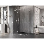 MEXEN/S - Lunar L Duo sprchový kout dveře křídlové 105 x 95, transparent, bílá 834L-105L-095P-20-00