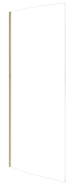 REA - Sprchová zástěna Rapid 100 kartáčované zlato REA-K4706