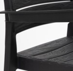 TOOMAX RECANATI plastové křeslo - grafit