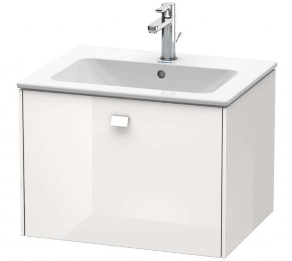 DURAVIT - Brioso Umyvadlová skříňka 44x62x48 cm, 1 zásuvka, lesklá bílá BR400102222