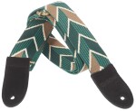 Cascha CUS-JW2 Ukulele Strap Jacquard - Ethnic Green