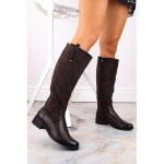 Jezzi W JEZ410B hnědé zateplené boty 36