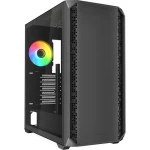 Sharkoon AK2 RGB černá / ATX / 2x USB 3.2 / 1x USB-C / 2x 120mm / bez zdroje / průhledná bočnice (4044951041626)