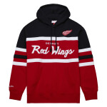 Mitchell & Ness Pánská mikina Detroit Red Wings NHL Head Coach Hoodie červená Velikost: M