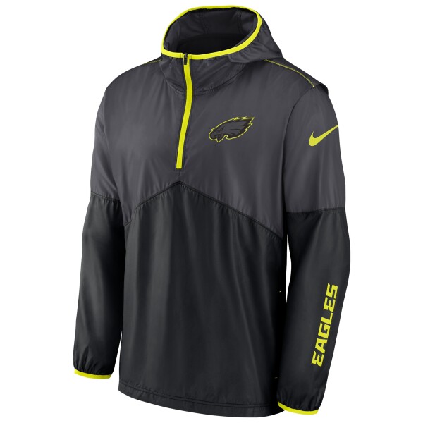 Nike Pánská bunda Philadelphia Eagles NFL VOLT Half-Zip Velikost: M