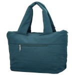 Trendy dámská textilní kabelka na rameno Larysya, tyrkysová