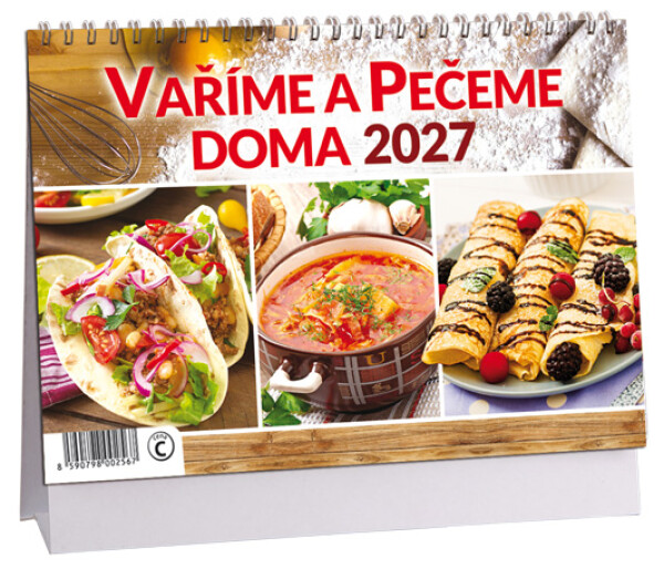 Stolní kalendář 2027 Aria Vaříme a pečeme doma